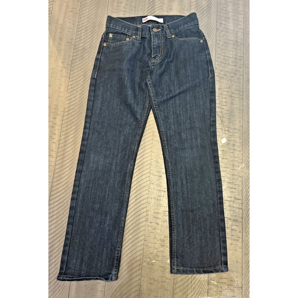 LEVIS 511 Slim Fit Boys Blue Jeans 14 Reg 27 x 27 Dark Blue